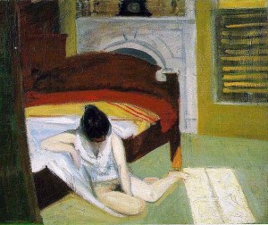 Painted by Edward Hopper (Summer Interior)